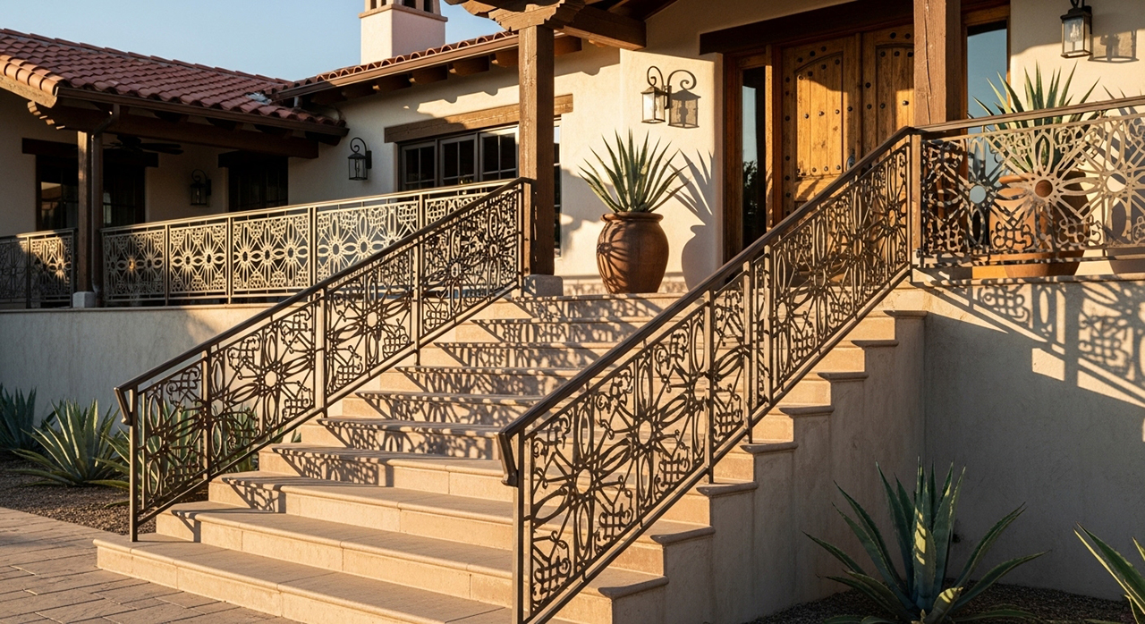 Barandales y vallas en corte láser que combinan seguridad y funcionalidad